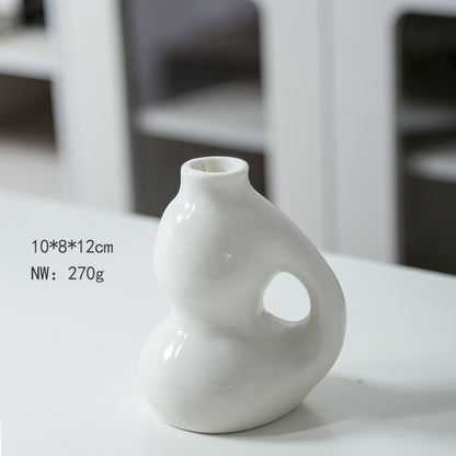 Artistic Ceramic Body-Shaped Vase