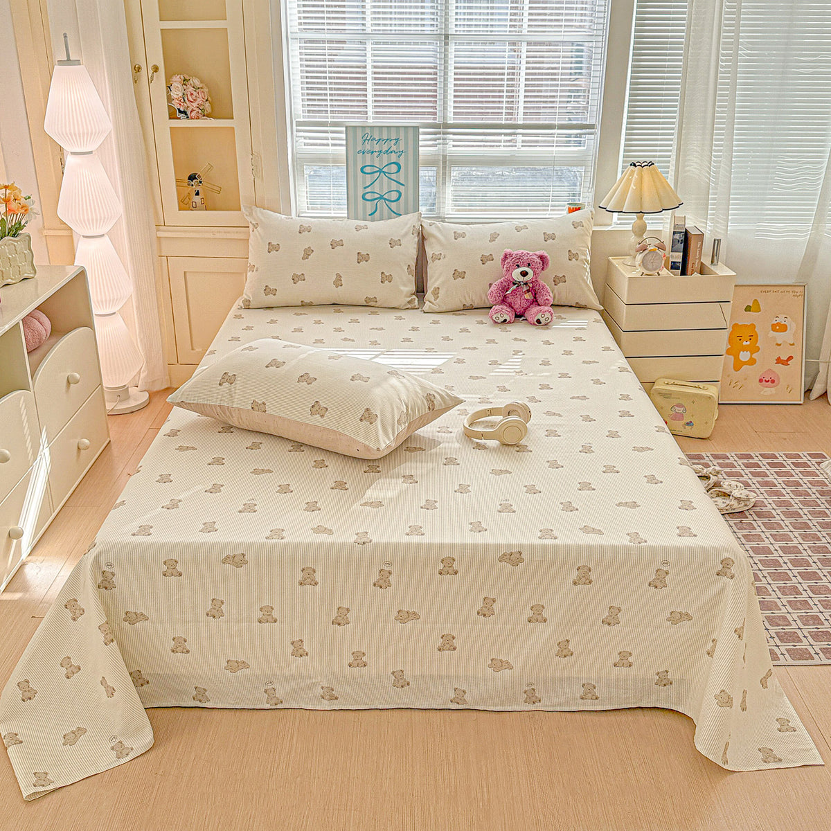 Playful Cartoon-Themed Bed Cover Set Homeandso