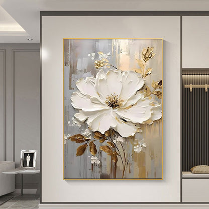 Textured Floral 3D Wall Artwork Homeandso