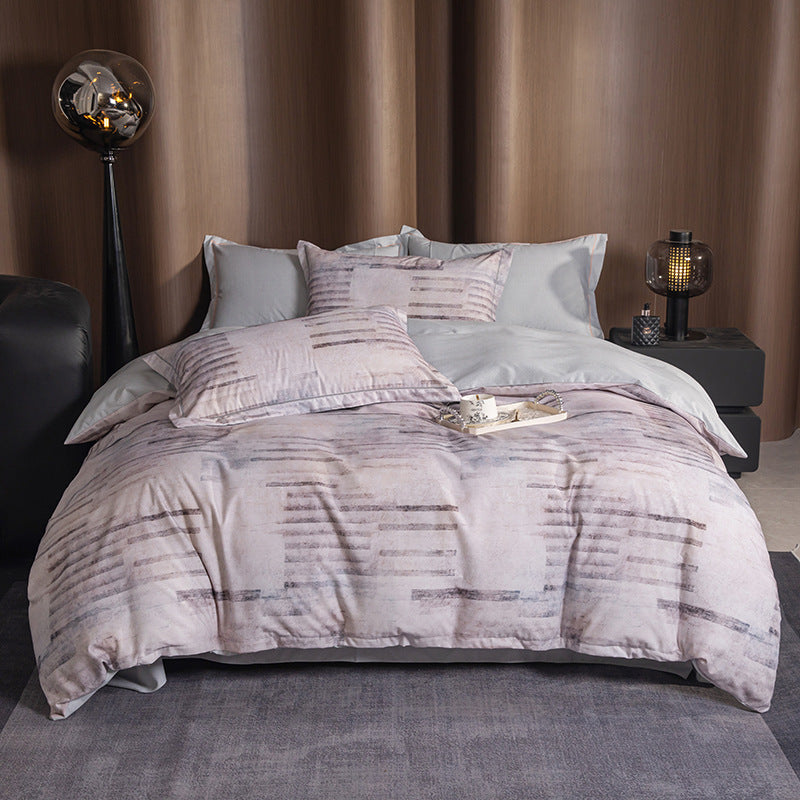 Nature-Inspired Botanical Print Duvet Cover Set