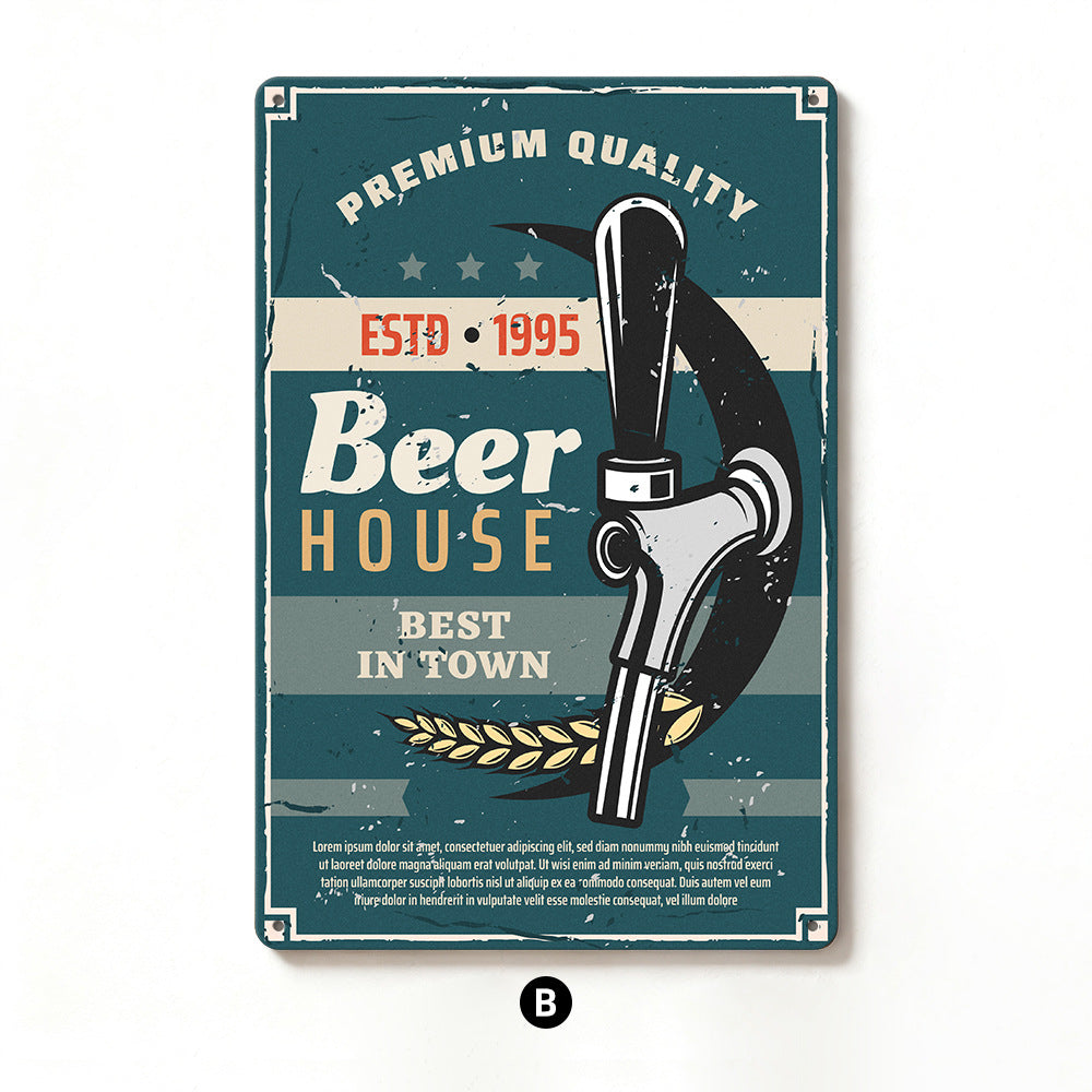 Vintage-Style Metal Wall Art Homeandso