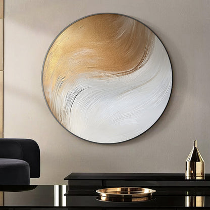 Artistic Round Wall Mirror Homeandso