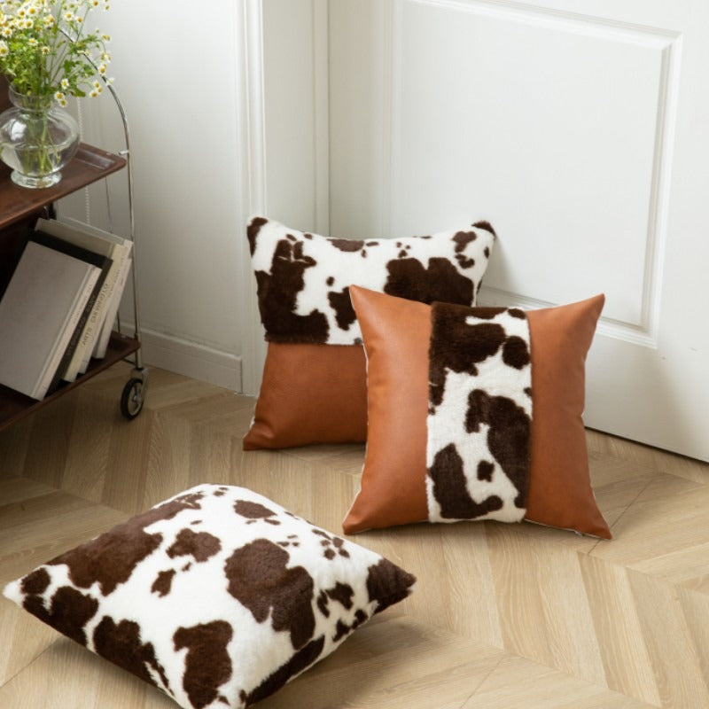 Premium Leather Decorative Pillow