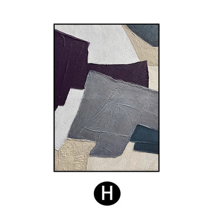 Contemporary Geometric Canvas Artwork Homeandso