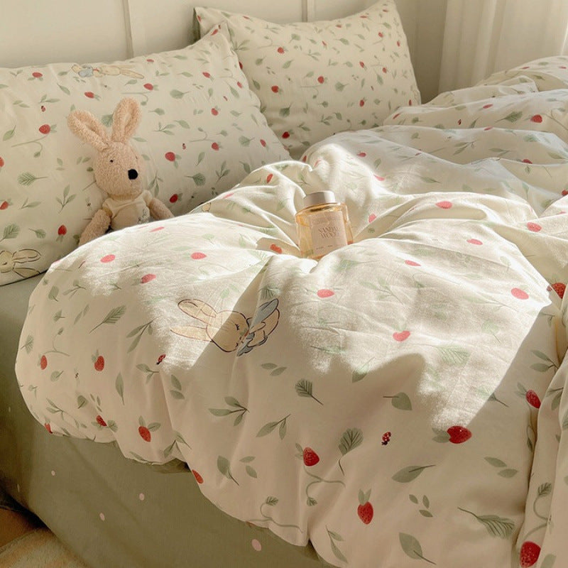 Decorative Floral Patterned Bedding Set Homeandso