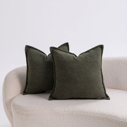 Textured Plush Square Pillow