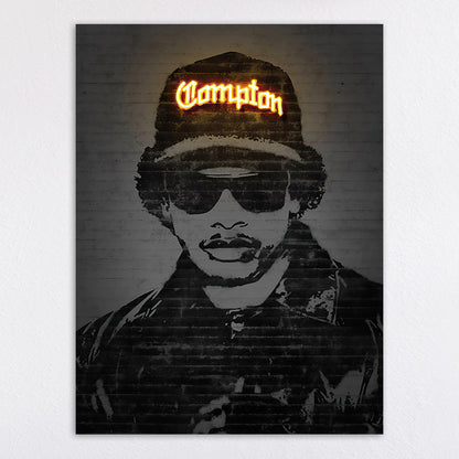Neon Illumination Street Art Print Homeandso