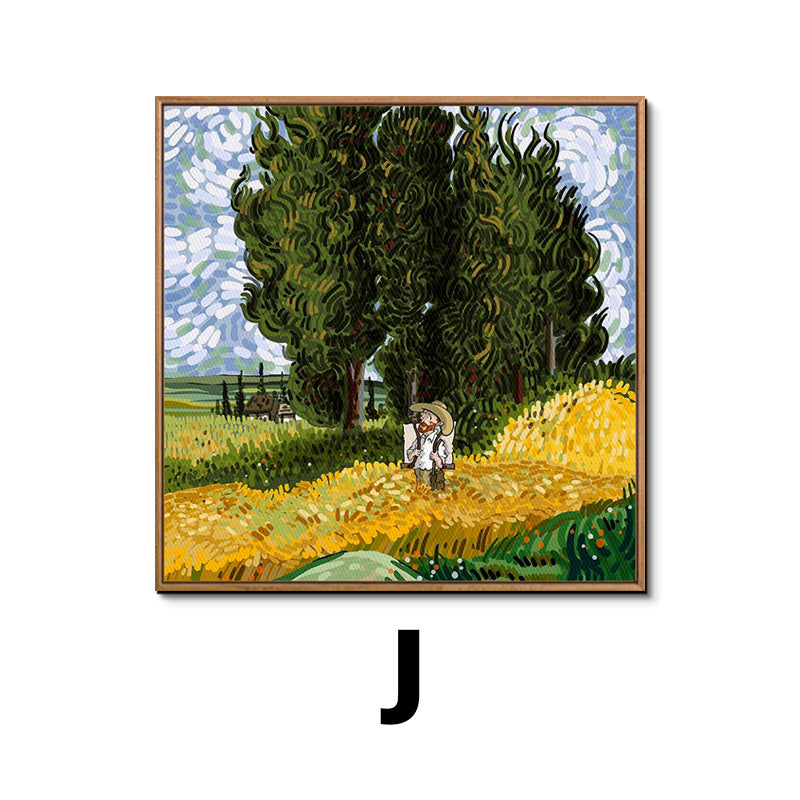 Framed Impressionist Landscape Artwork Homeandso 1790073280
