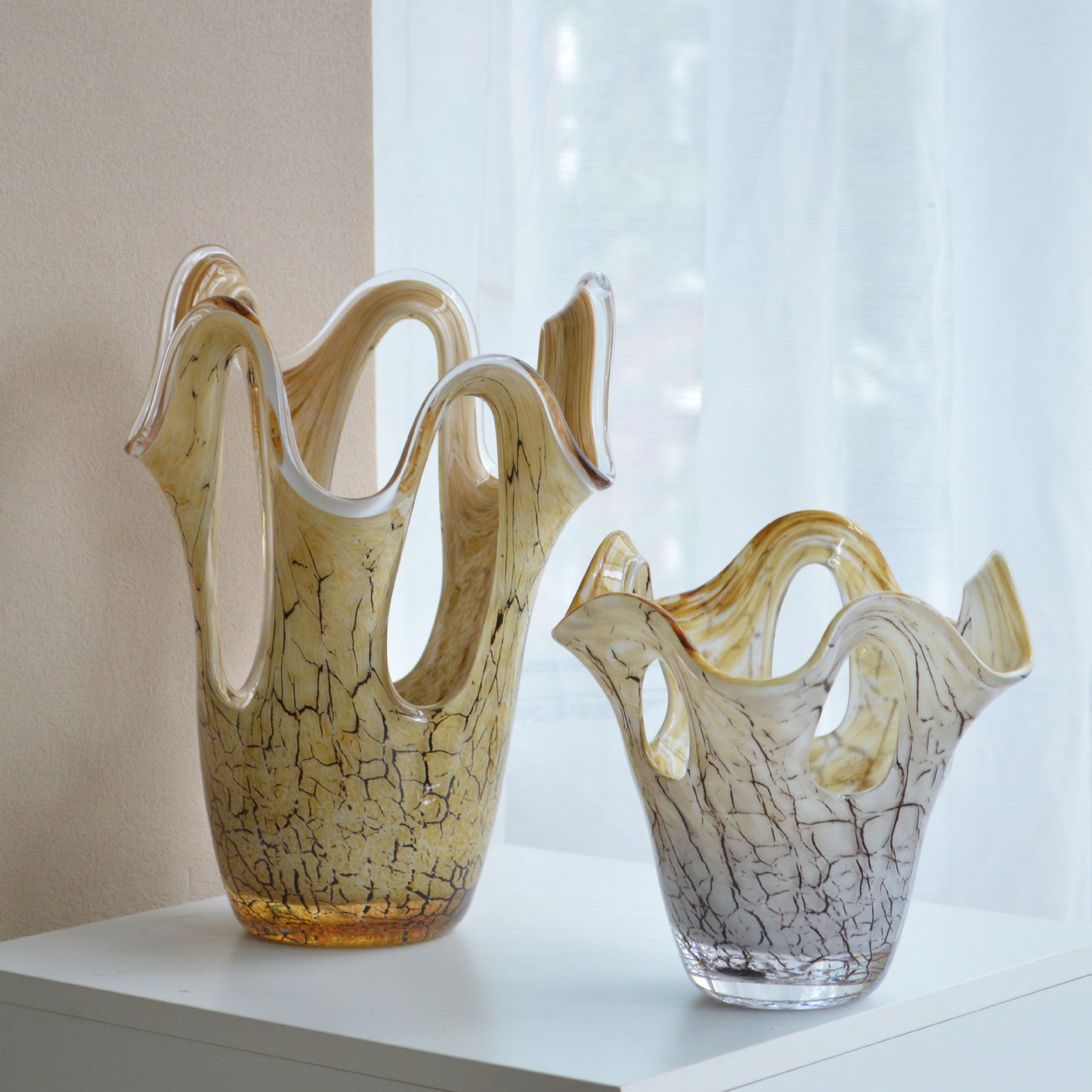 Artistic Decorative Glass Vase Homeandso