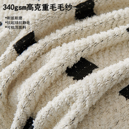 Stylish Textured Throw Blanket