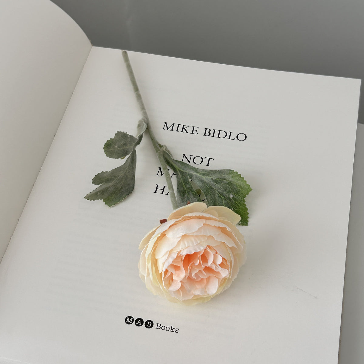 Realistic Fabric Rose Stem