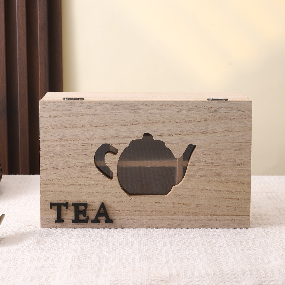 Wooden Tea Storage Box Homeandso