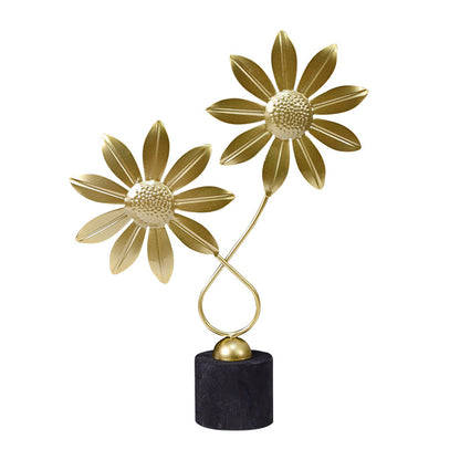 Decorative Metal Floral Sculpture Homeandso
