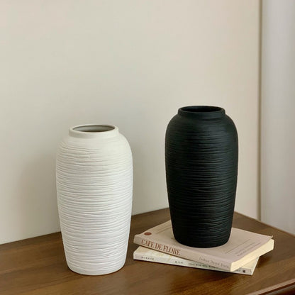 Textured Decorative Ceramic Vase