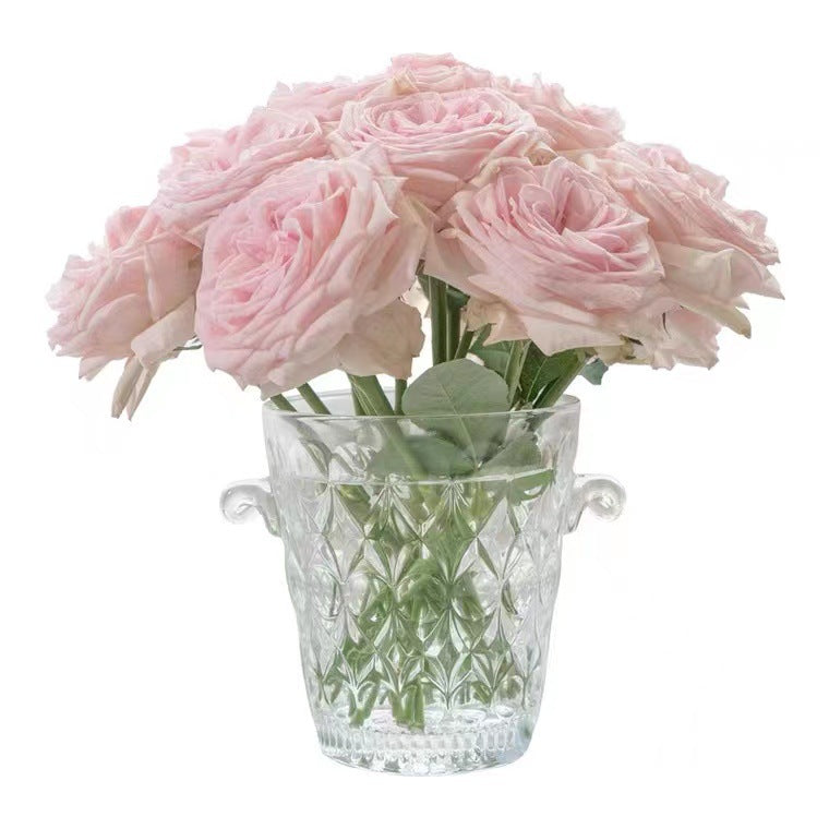 Dekorativer Kristallblumenhalter