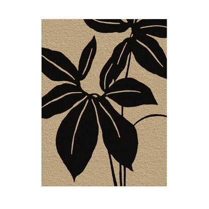 Botanical Leaf Textured Canvas Art Homeandso