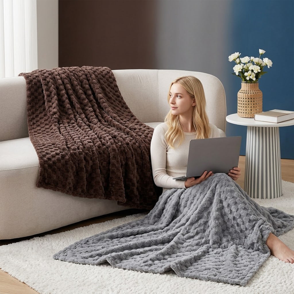 Ultra-Zachte Textuur Fleece Deken