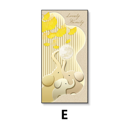Framed Elephant Family Wall Art Homeandso