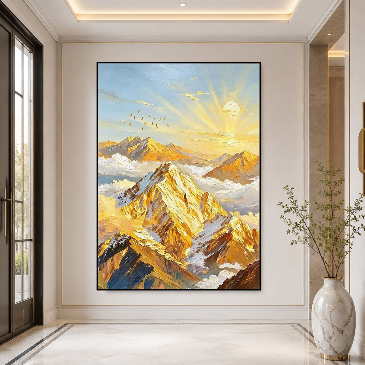 Artistic Mountain Landscape Print Homeandso