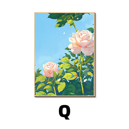 Floral Botanical Print Wall Art Homeandso