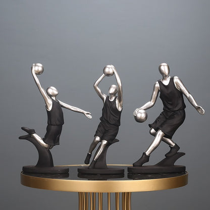Dynamic Basketball Player Figurine Homeandso