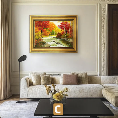 Decorative Framed Nature Landscape Artwork Homeandso