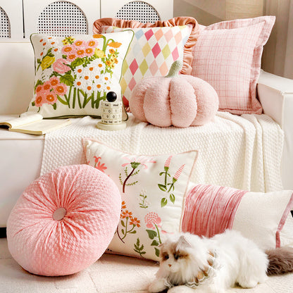 Decorative Frill Accent Pillow