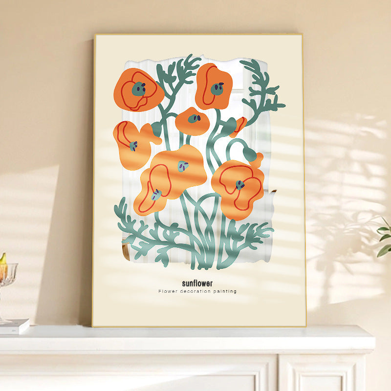 Floral Illustration Wall Art Homeandso