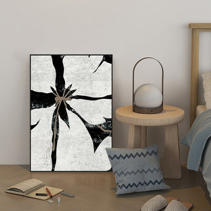 Abstract Floral Canvas Art Print Homeandso
