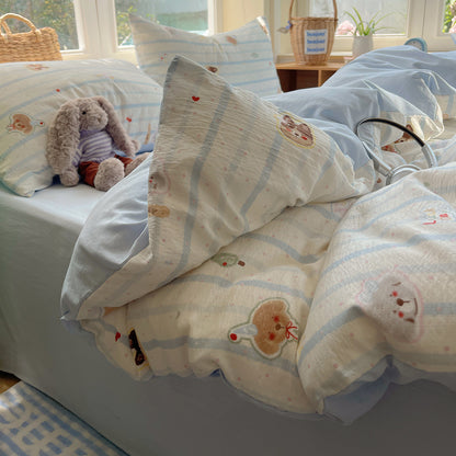 Soft Textured Duvet Cover Set