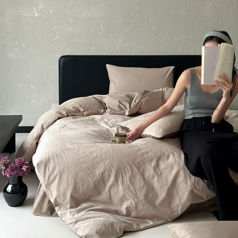 Luxurious Soft Satin Bed Cover Set Homeandso