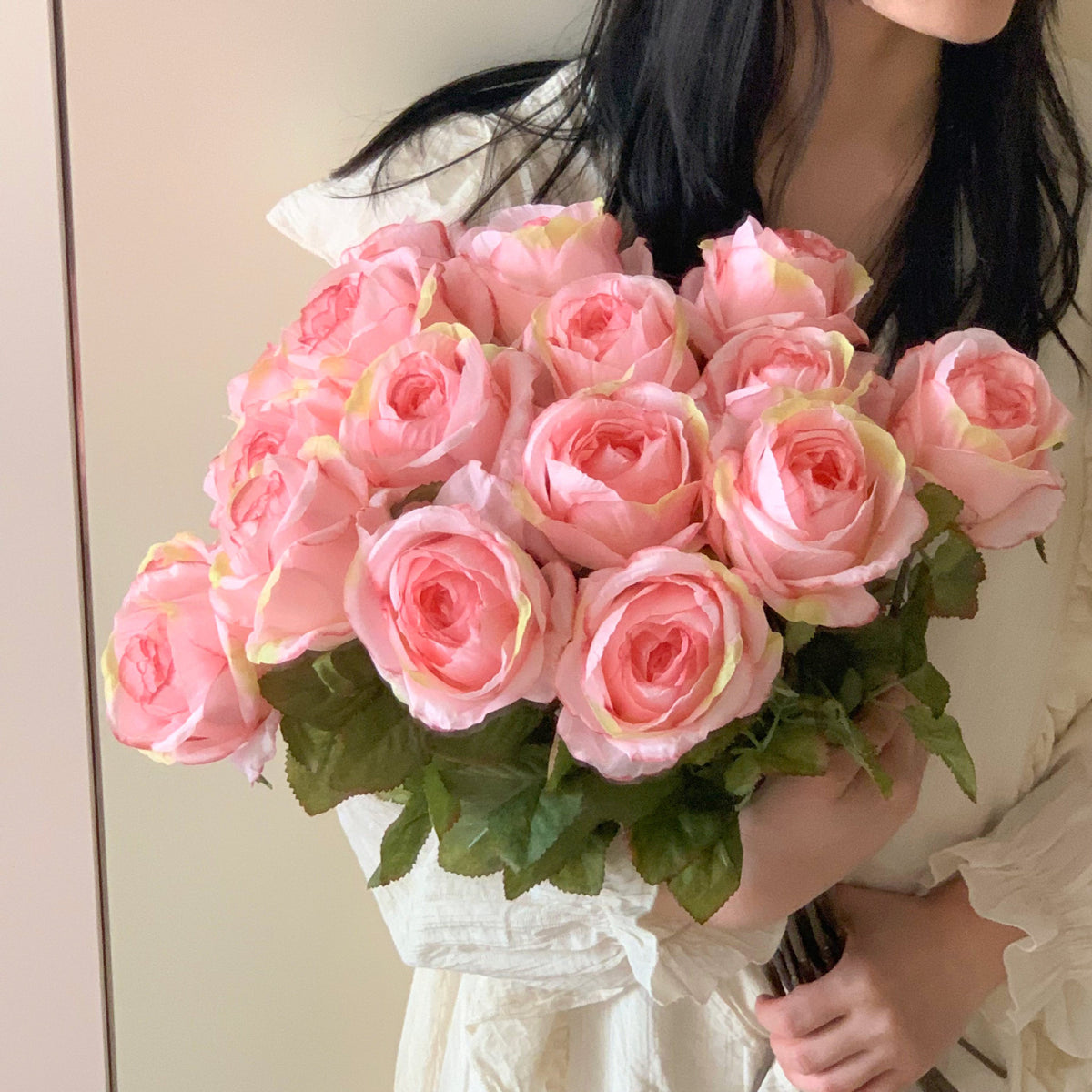 Realistic Decorative Rose Stem