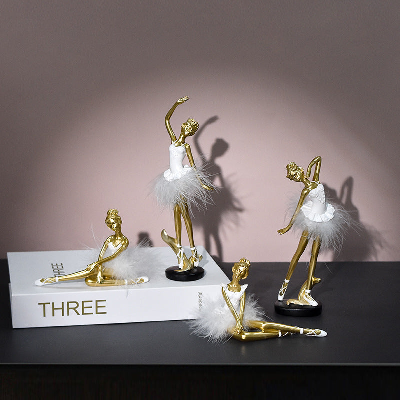 Elegant Ballerina Figurine Homeandso