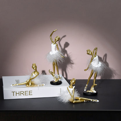 Elegant Ballerina Figurine Homeandso