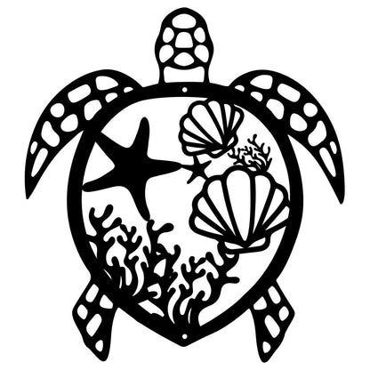 Detailed Sea Life Wall Decoration Homeandso