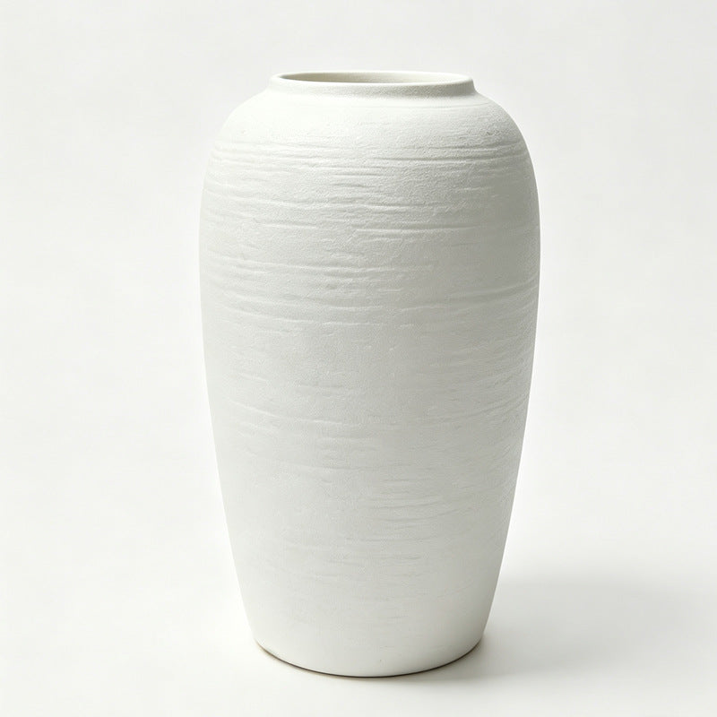 Textured Ceramic Decorative Floor Vase