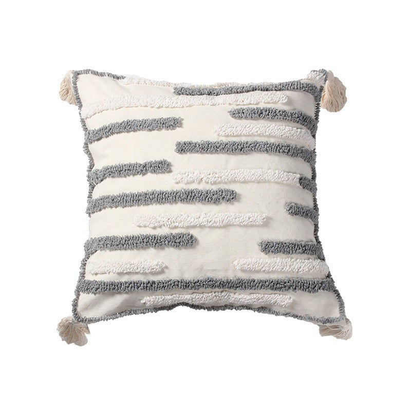 Textured Woven Throw Pillow
