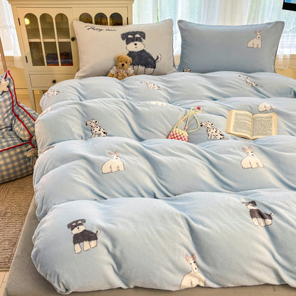 Playful Animal-Themed Comforter Set Homeandso