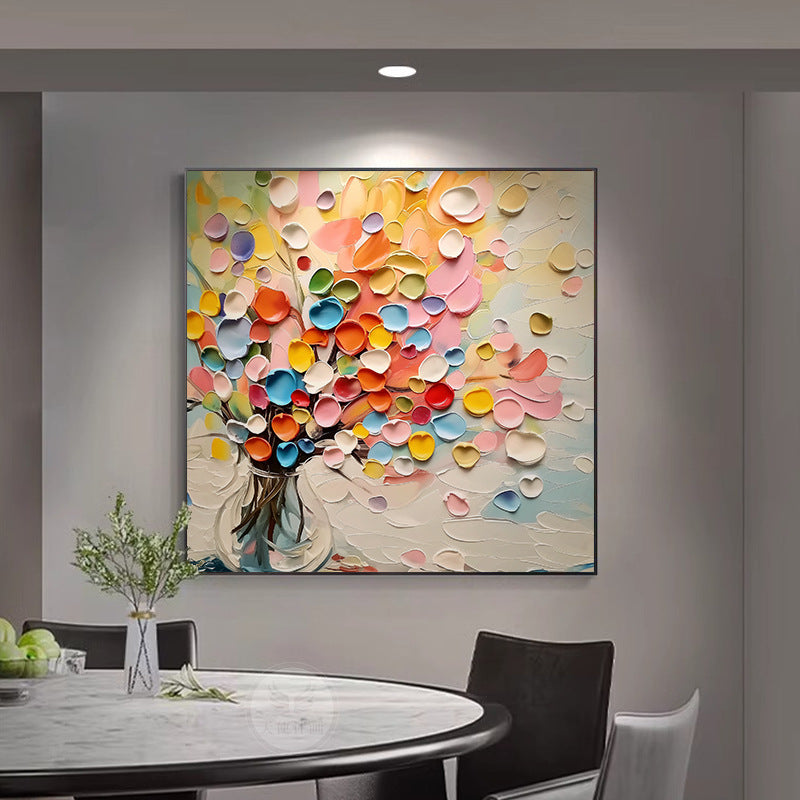 Impressionistic Floral Canvas Art Homeandso