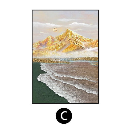 Textured Nature Landscape Canvas Art Homeandso