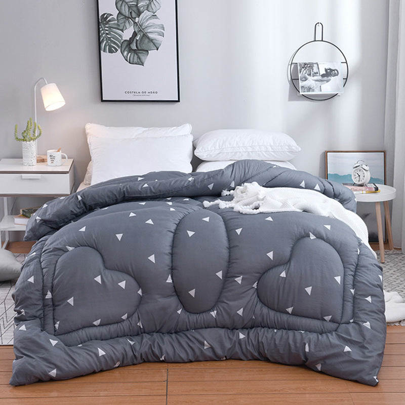 Heart-Shaped Pattern Quilted Comforter Homeandso