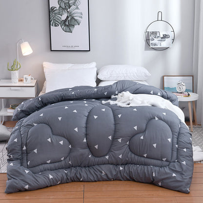 Heart-Shaped Pattern Quilted Comforter Homeandso