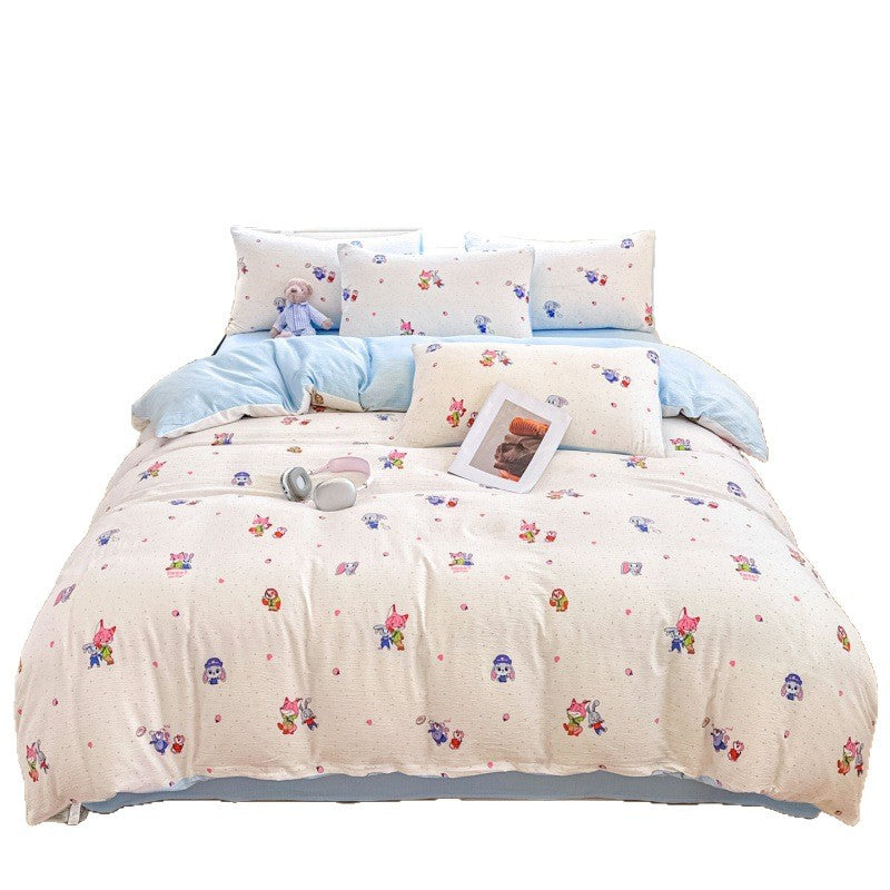 Playful Cartoon-Themed Duvet Cover Set Homeandso 1792692729