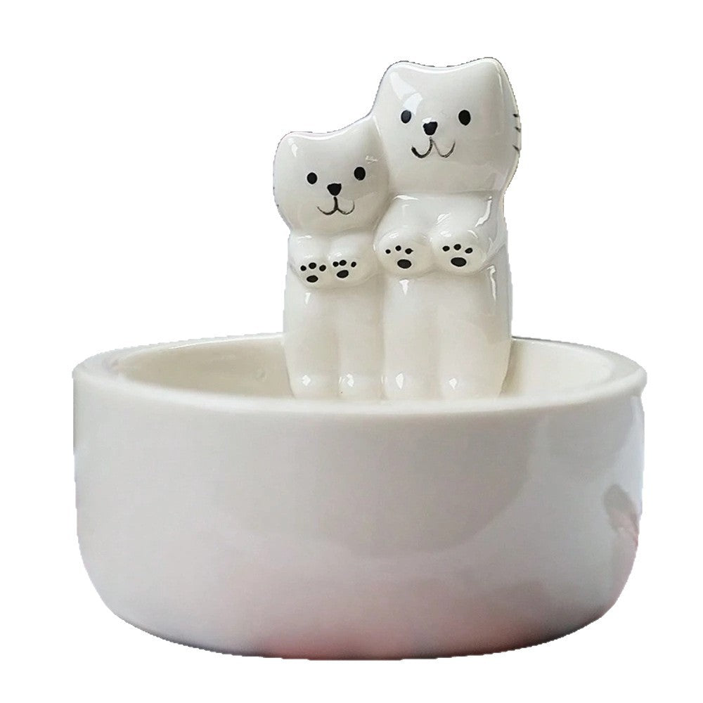 Decorative Ceramic Cat Planter Homeandso