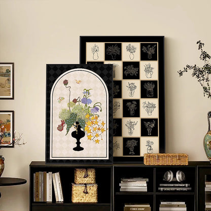 Decorative Floral Vase Wall Art Homeandso
