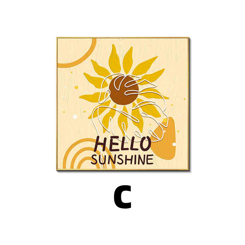 Decorative Framed Sunflower Wall Art Homeandso
