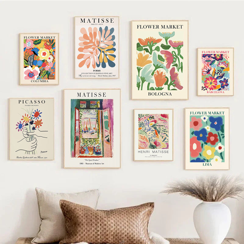 Matisse-Inspired Cut-Outs Art Print Homeandso