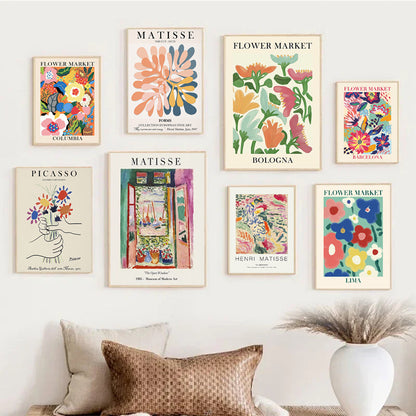 Matisse-Inspired Cut-Outs Art Print Homeandso