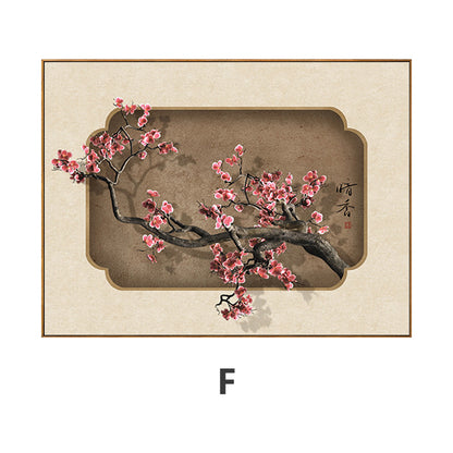 Elegant Framed Floral Blossom Art Print Homeandso