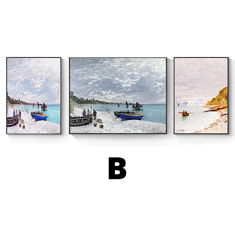 Framed Impressionist Landscape Art Set Homeandso
